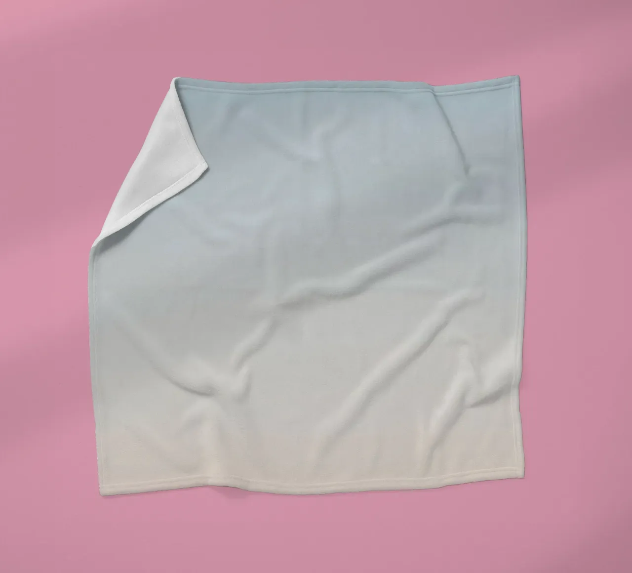 Gradiente di blu e pesca coperta in pile da DesignDoodle