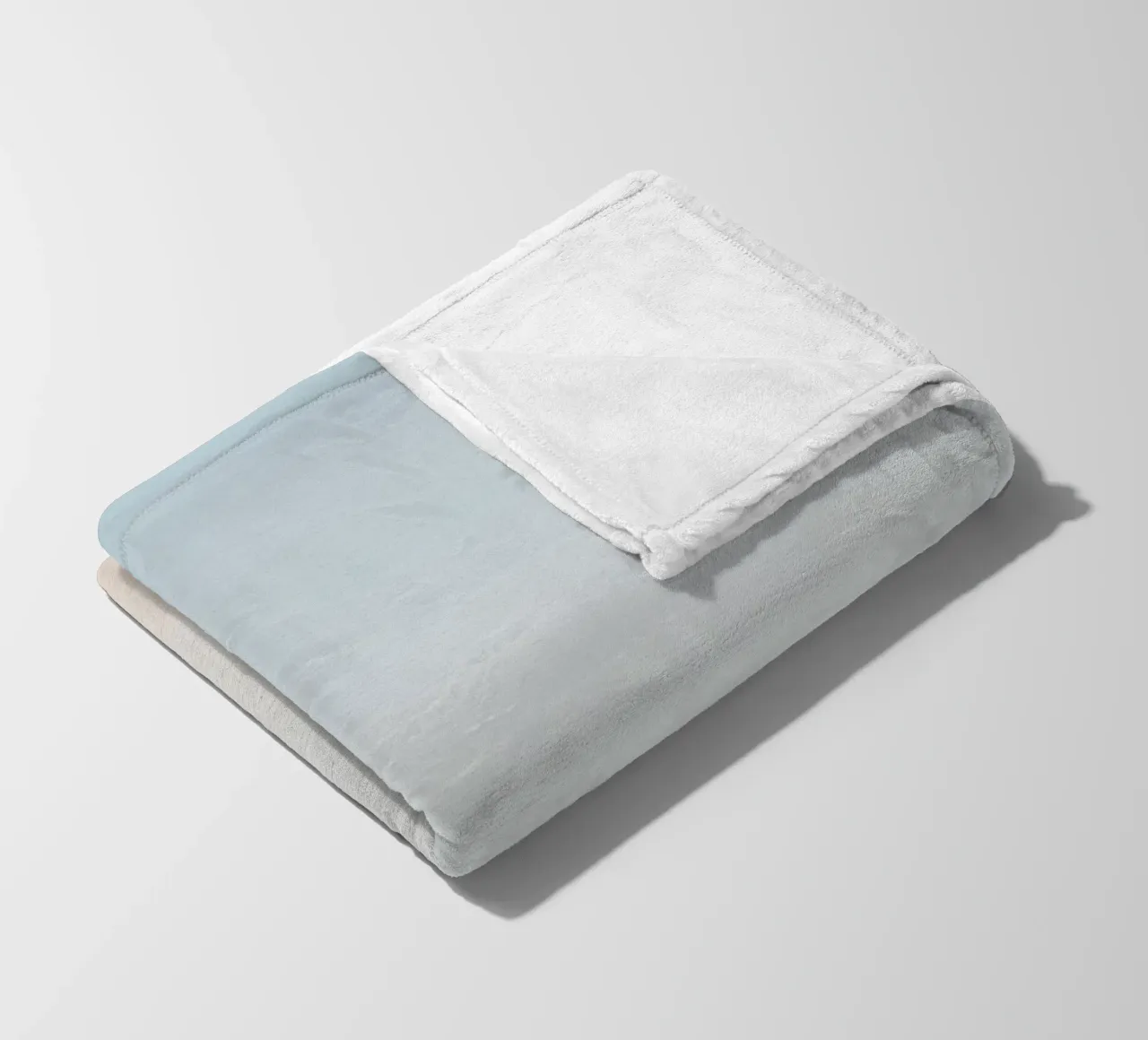 Gradiente di blu e pesca coperta in pile da DesignDoodle