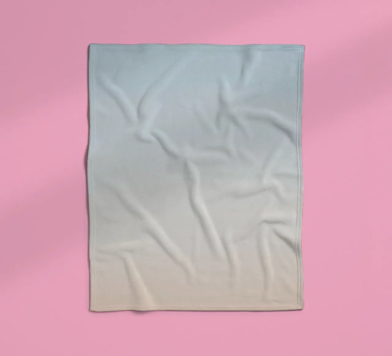 Gradiente di blu e pesca coperta in pile da DesignDoodle