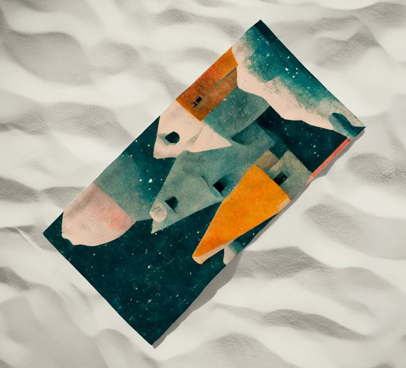 Tiny Town And Moon telo mare da treechild