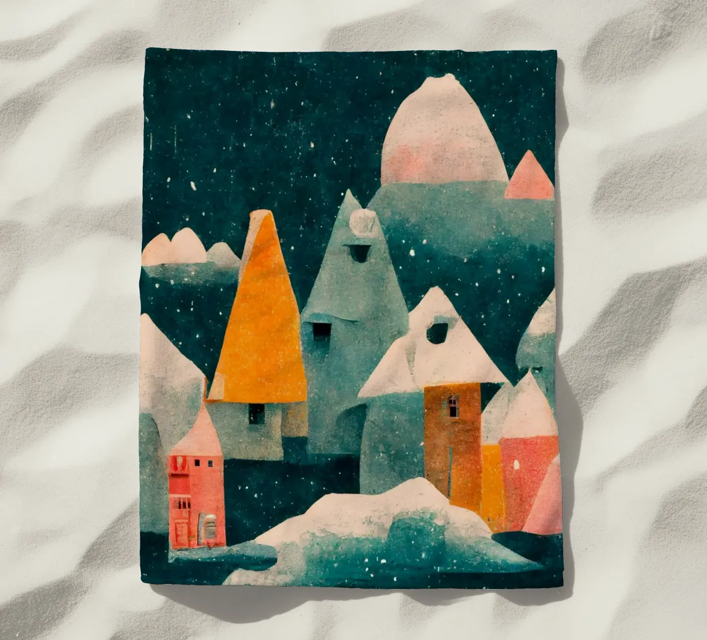 Tiny Town And Moon telo mare da treechild