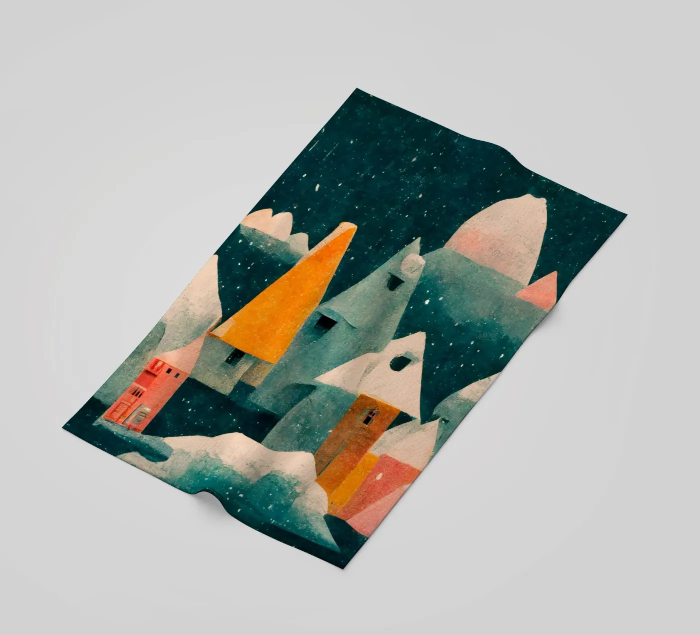 Tiny Town And Moon telo mare da treechild