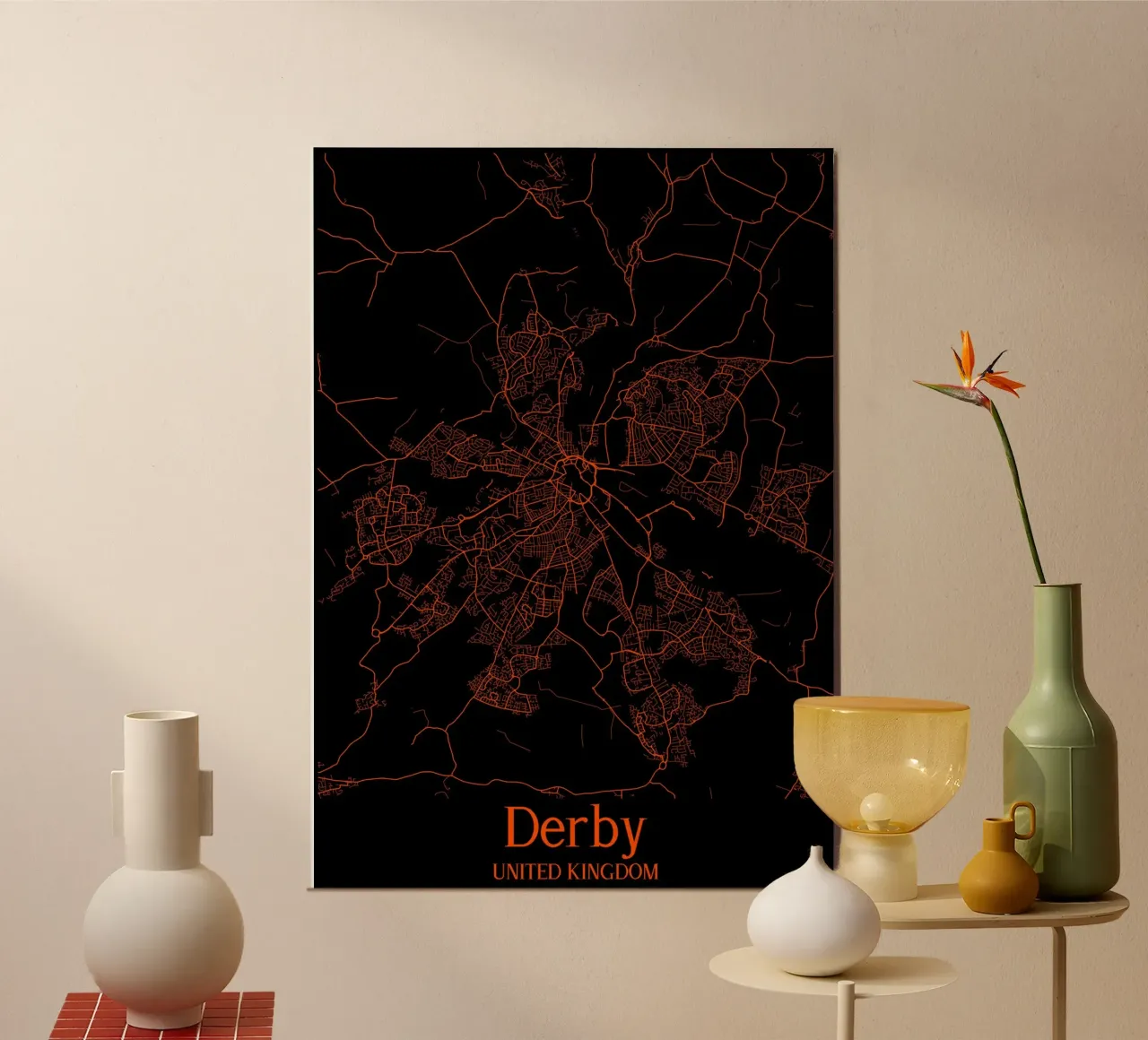 Derby poster con telaio in plastica da MiMap