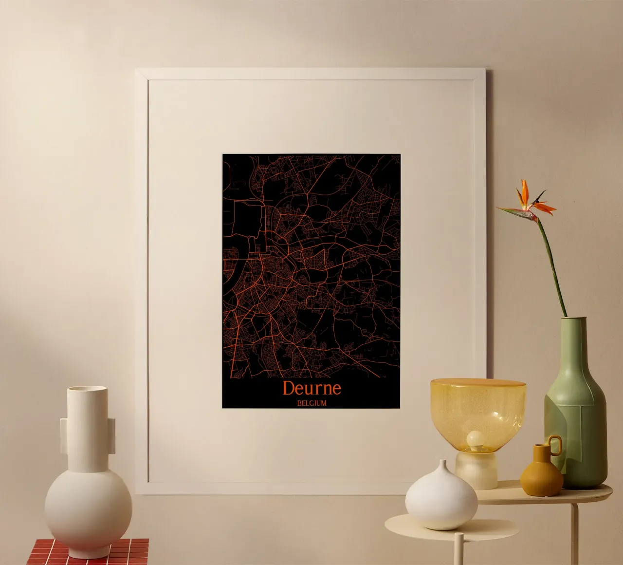 Deurne poster con telaio in plastica da MiMap