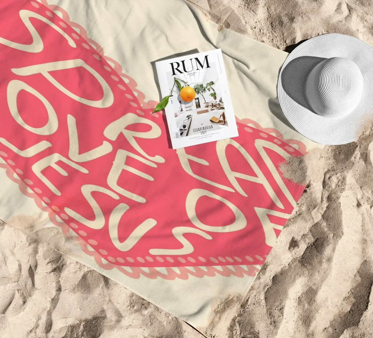 Diffondere l'amore di Gesù Cuore cristiano Poster telo mare da vintagepod