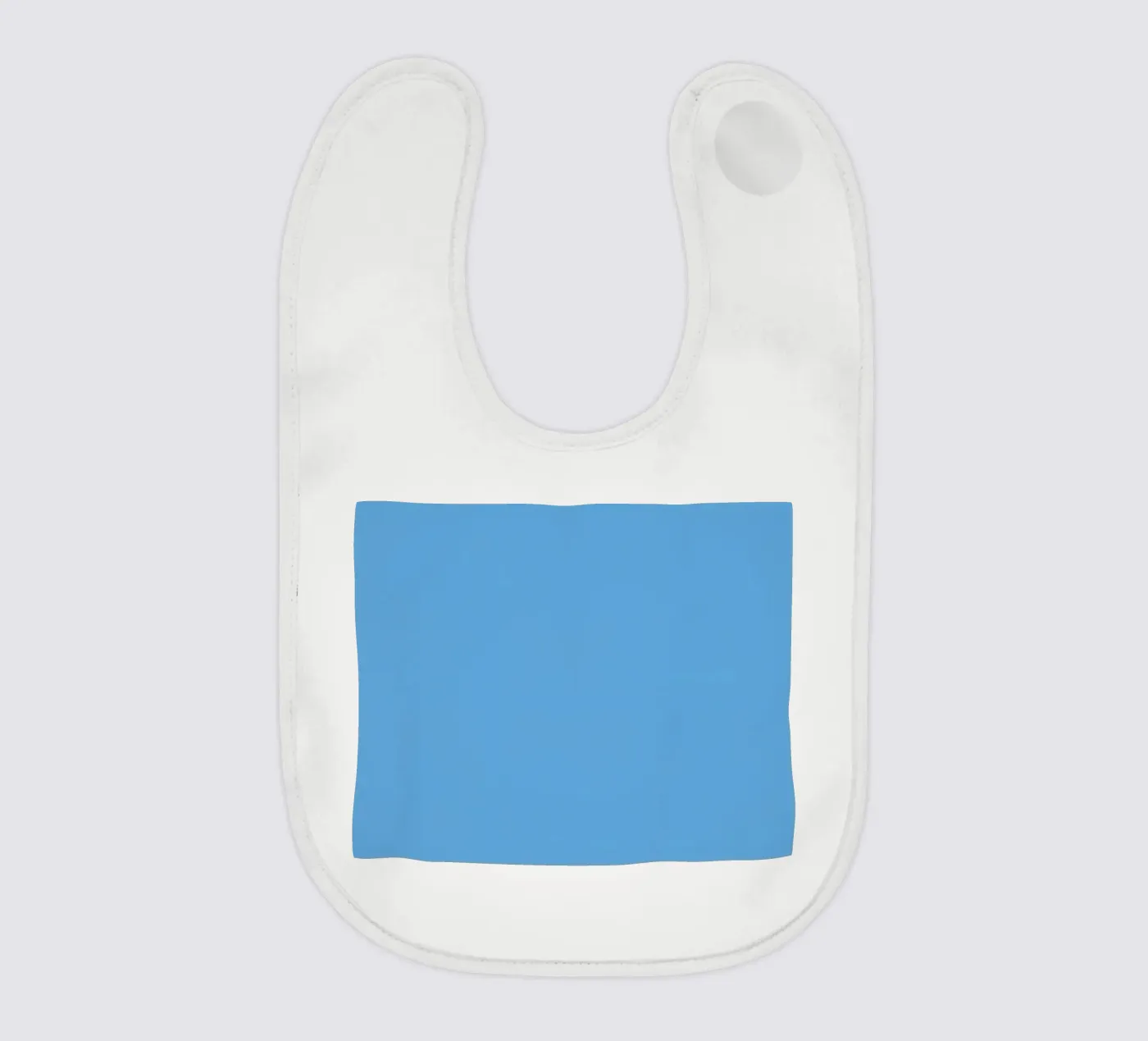 Light Blue Solid Color Background Babylätzchen von DesignDoodle