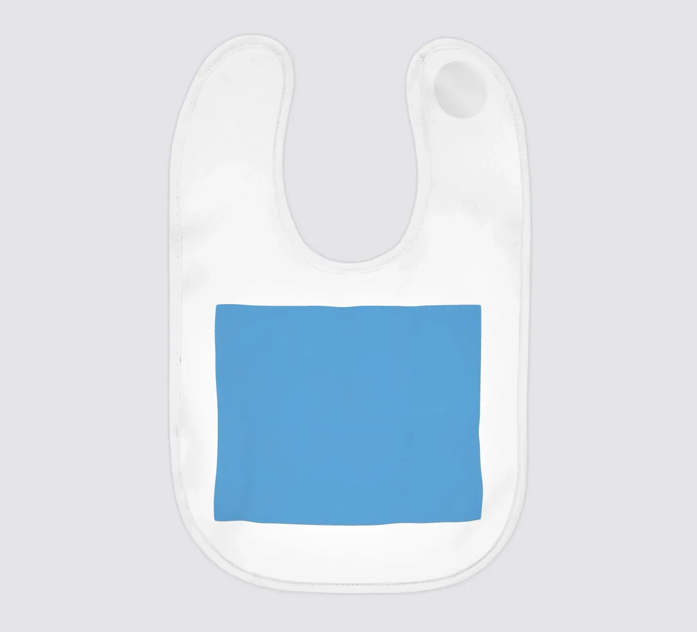 Light Blue Solid Color Background Babylätzchen von DesignDoodle