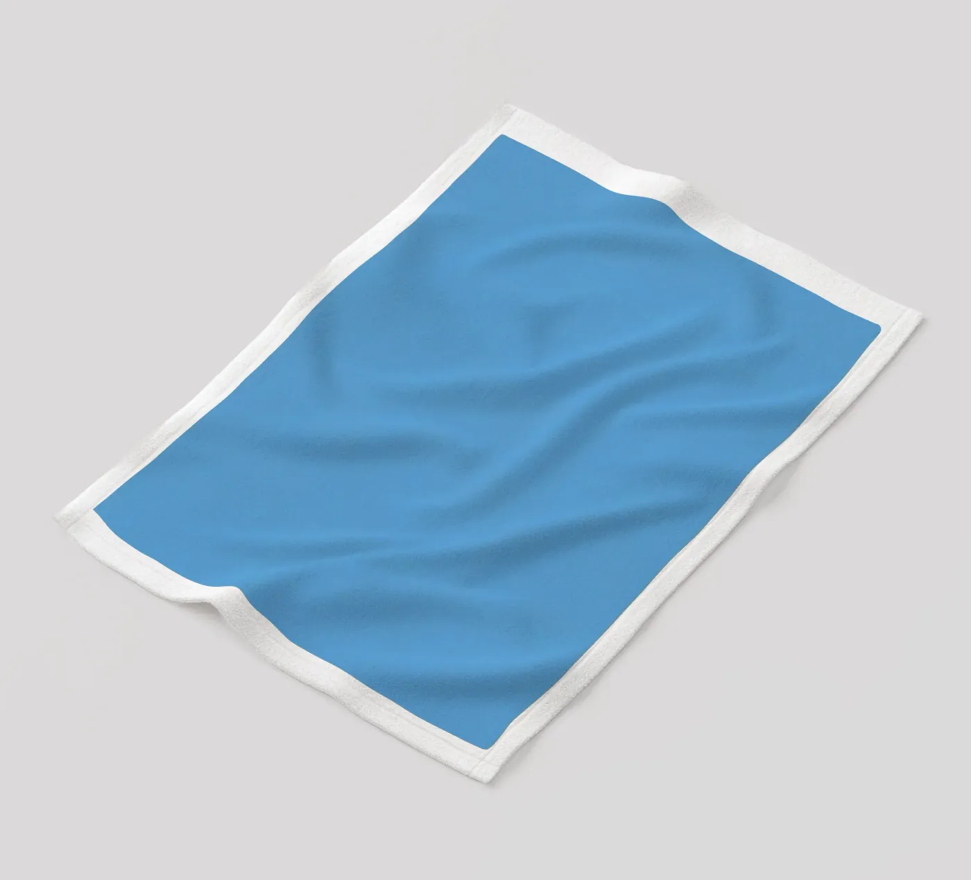 Light Blue Solid Color Background Fleecedecke von DesignDoodle