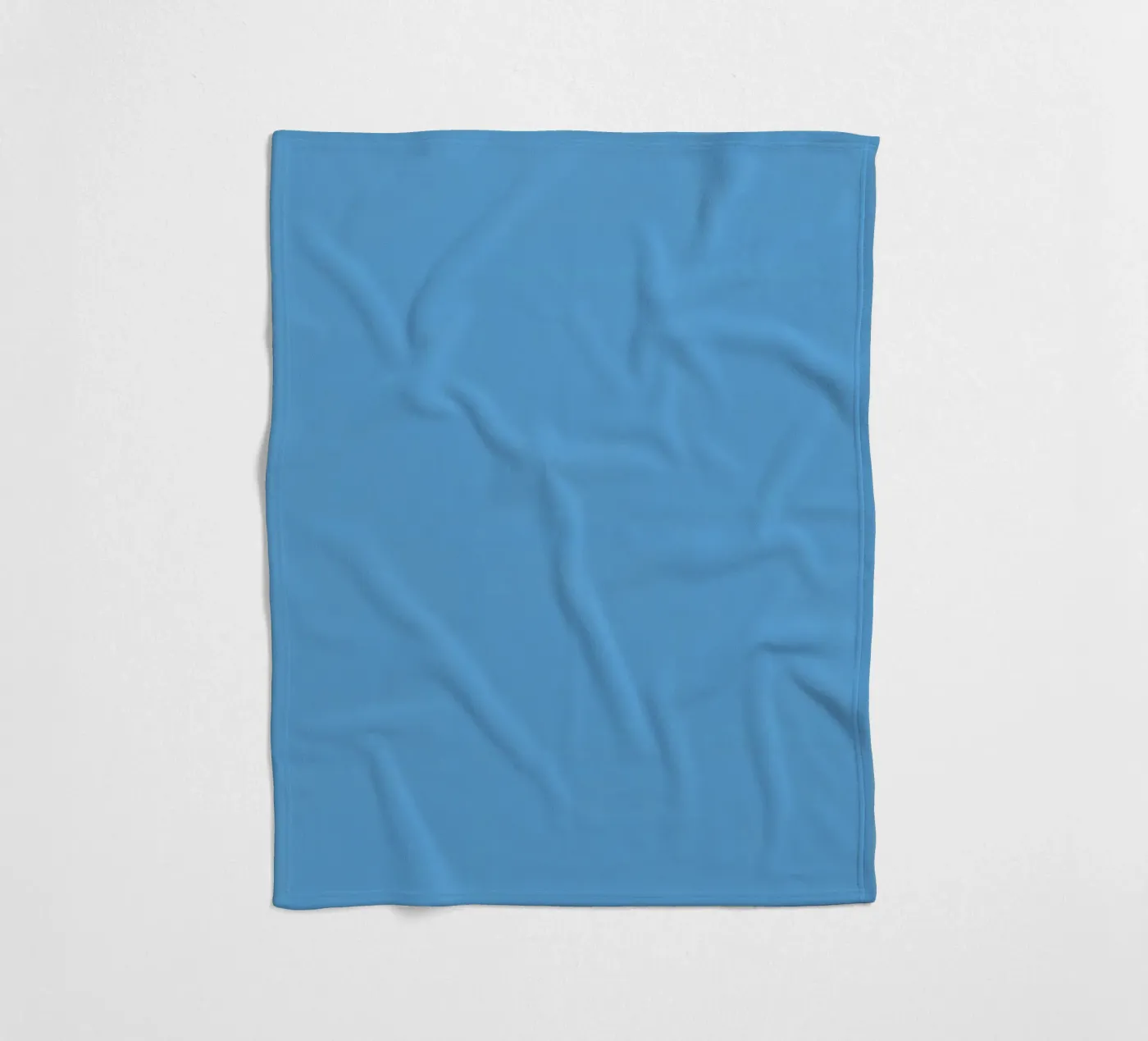 Light Blue Solid Color Background Fleecedecke von DesignDoodle