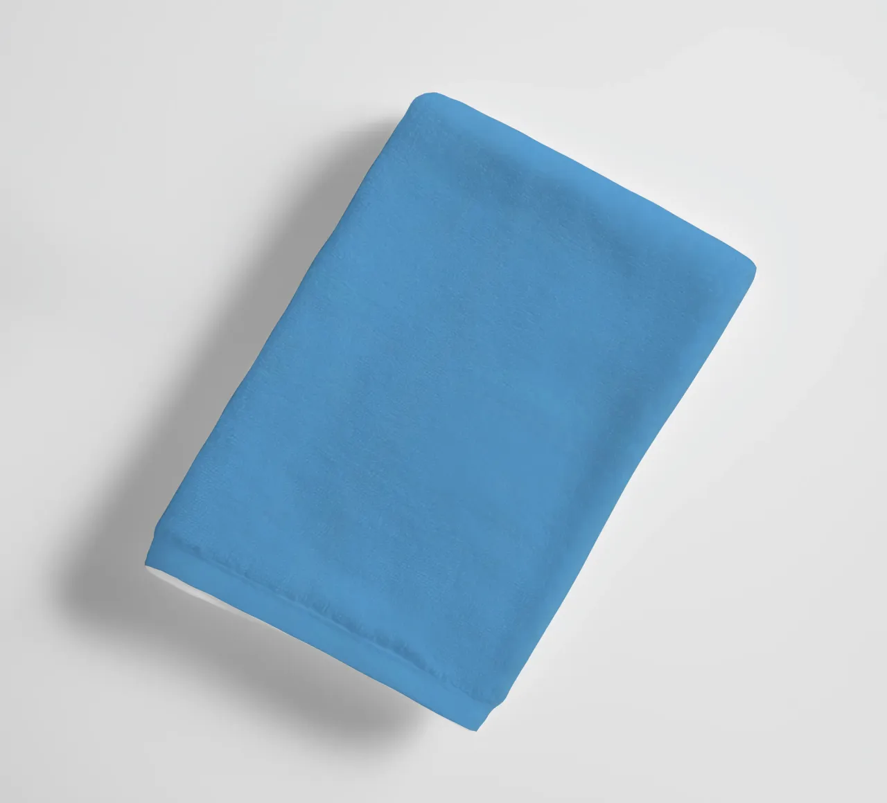 Light Blue Solid Color Background towel by DesignDoodle