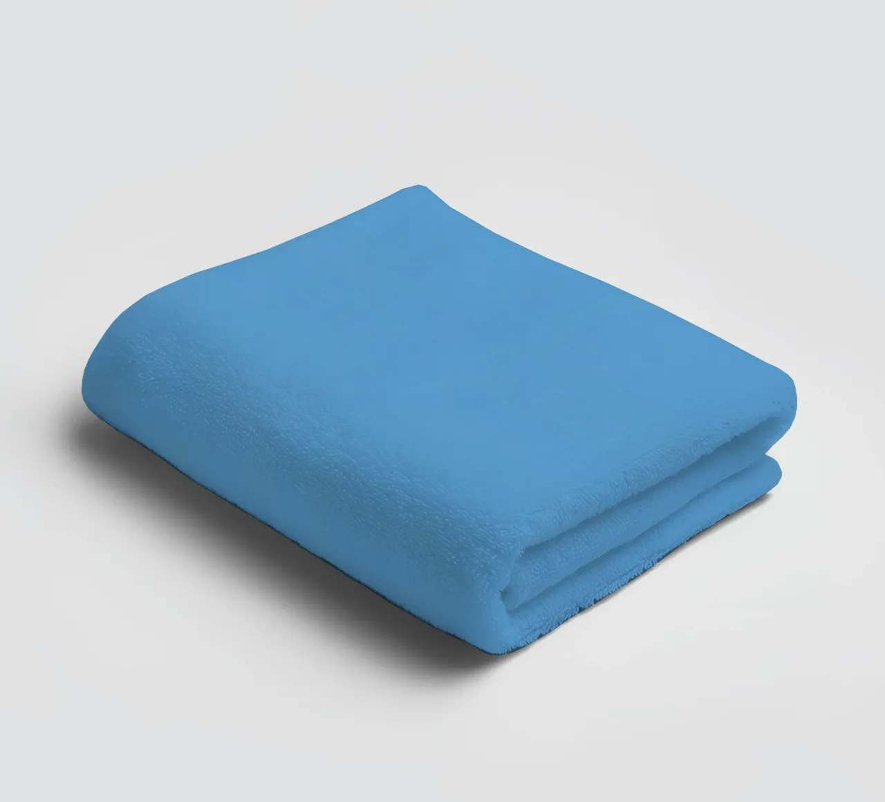 Light Blue Solid Color Background towel by DesignDoodle