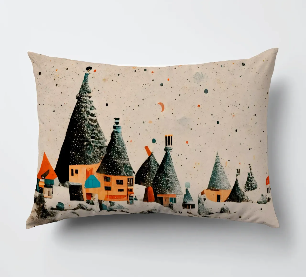 Tiny Village cuscino da treechild