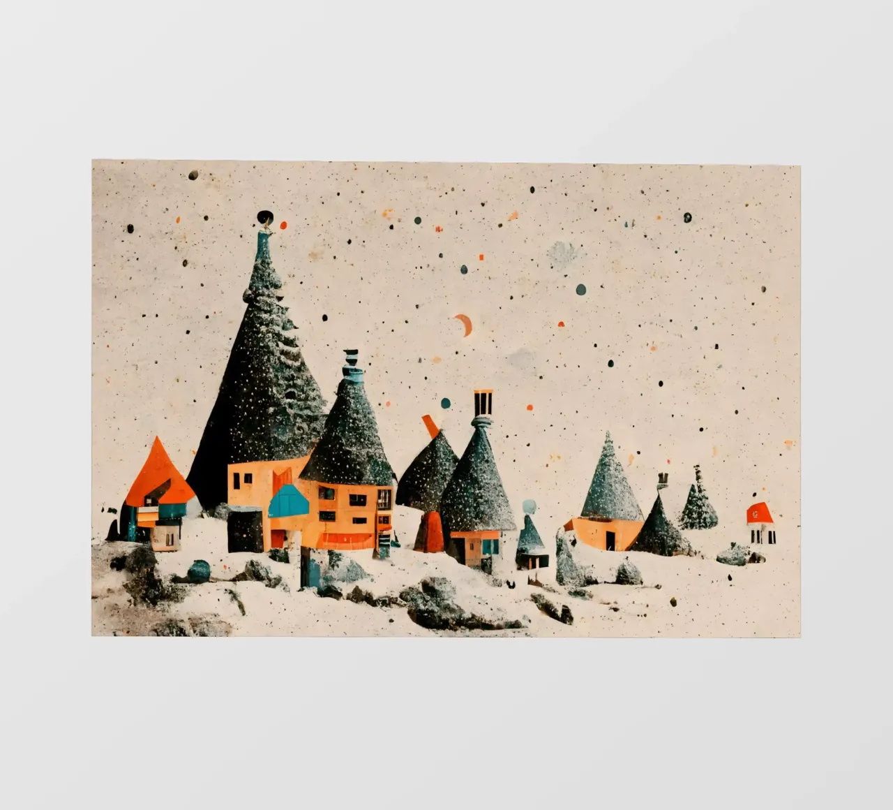 Tiny Village pellicola backlit da treechild