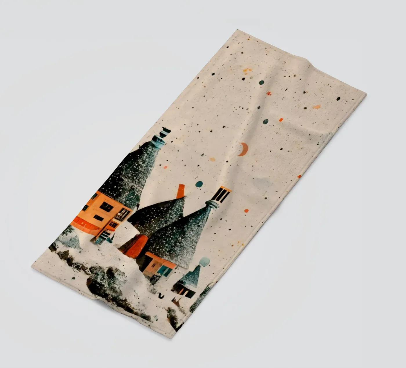 Tiny Village strandhanddoek van treechild