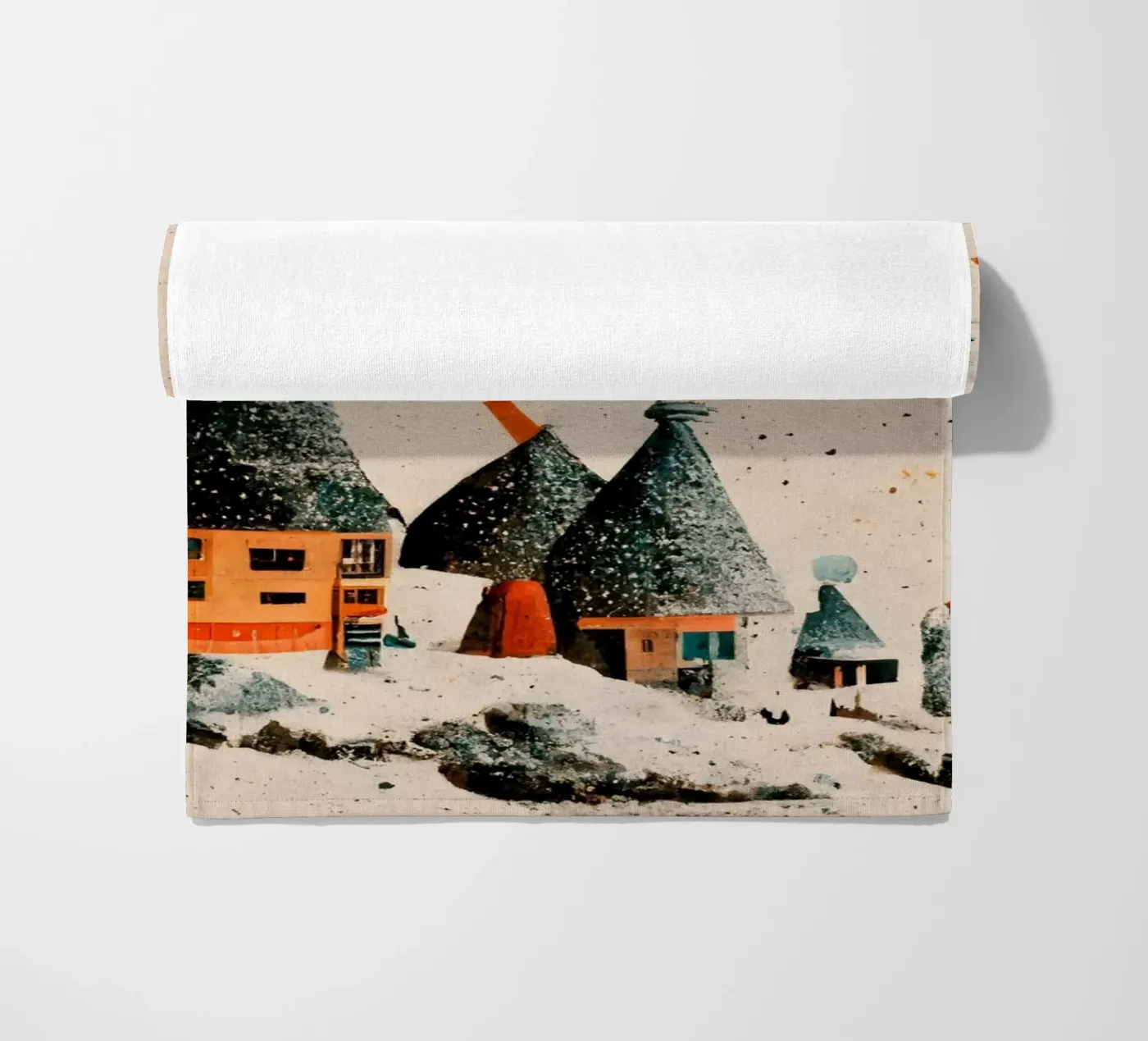 Tiny Village strandhanddoek van treechild