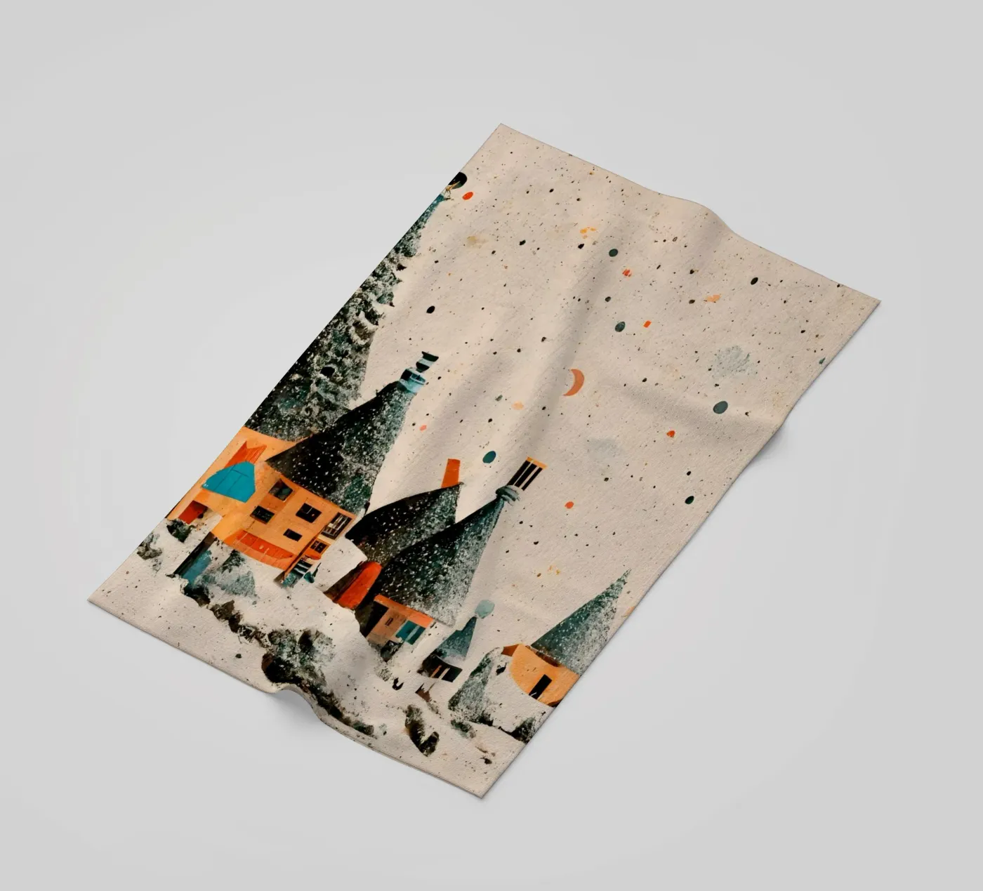 Tiny Village strandhanddoek van treechild