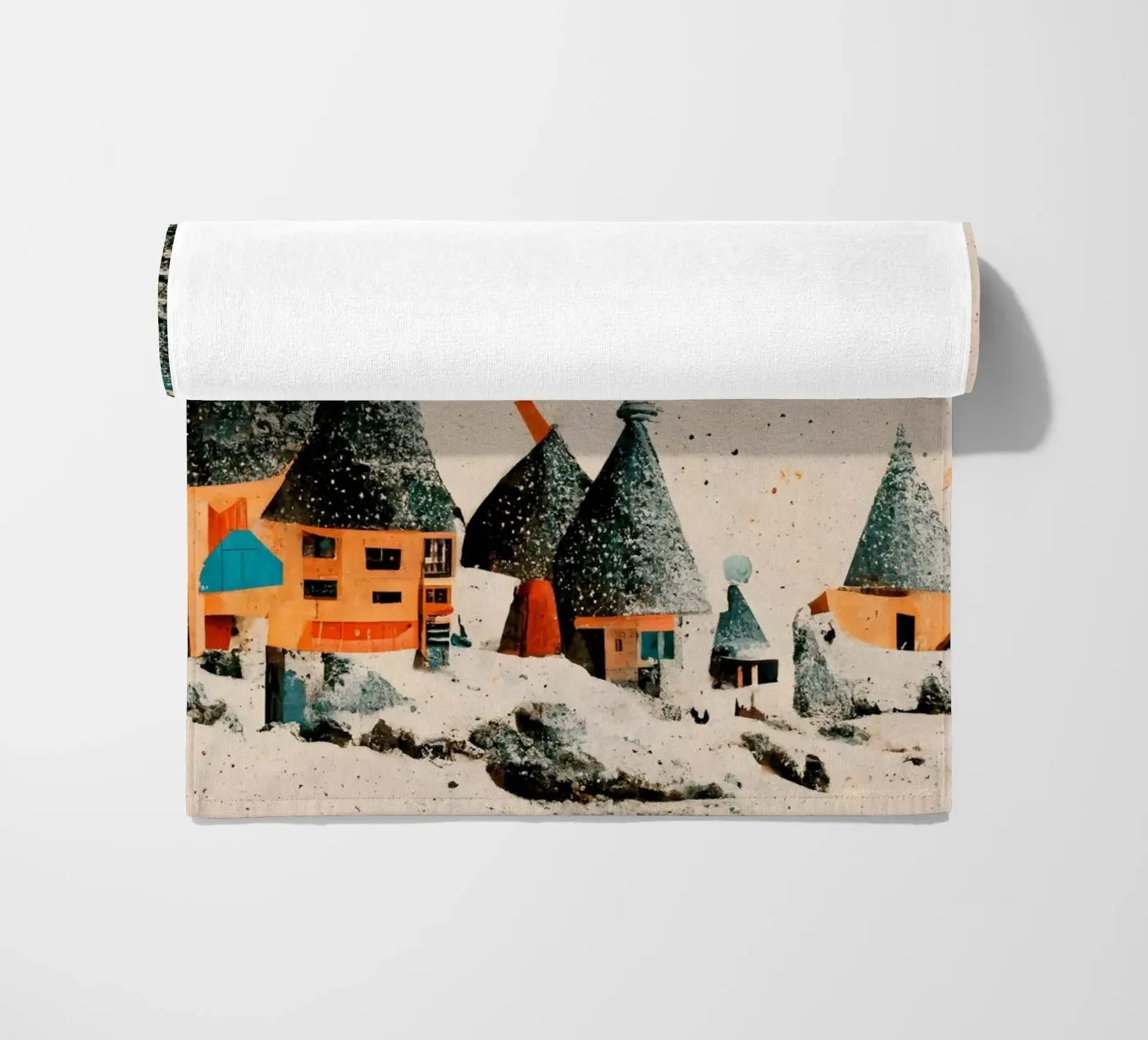 Tiny Village strandhanddoek van treechild