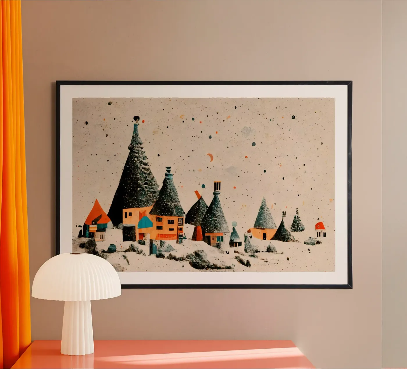 Tiny Village poster by treechild