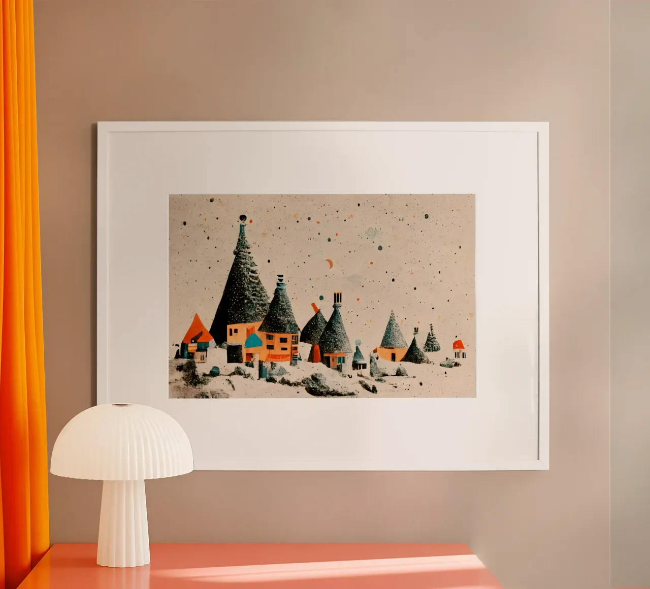 Tiny Village carta hahnemühle da treechild