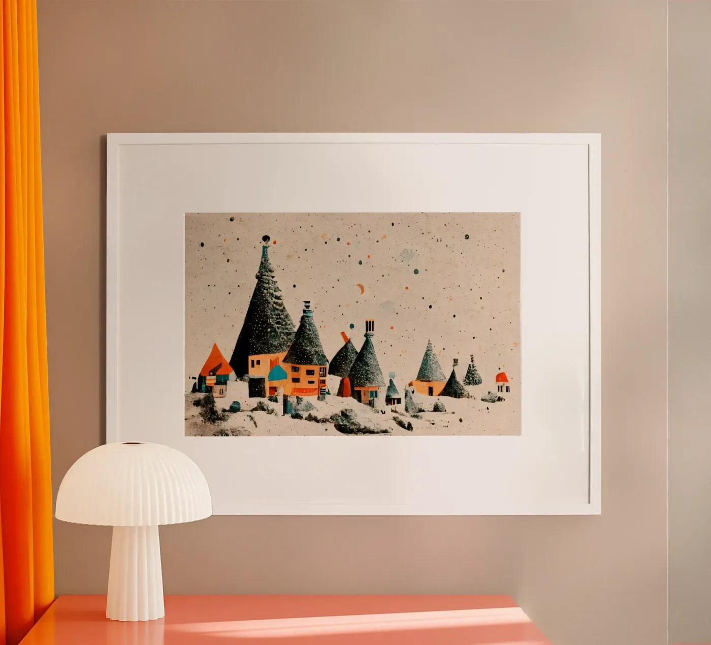 Tiny Village poster by treechild