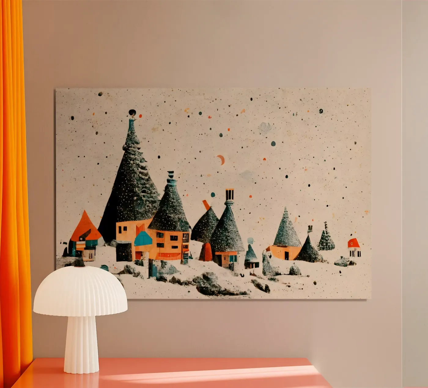 Tiny Village poster by treechild