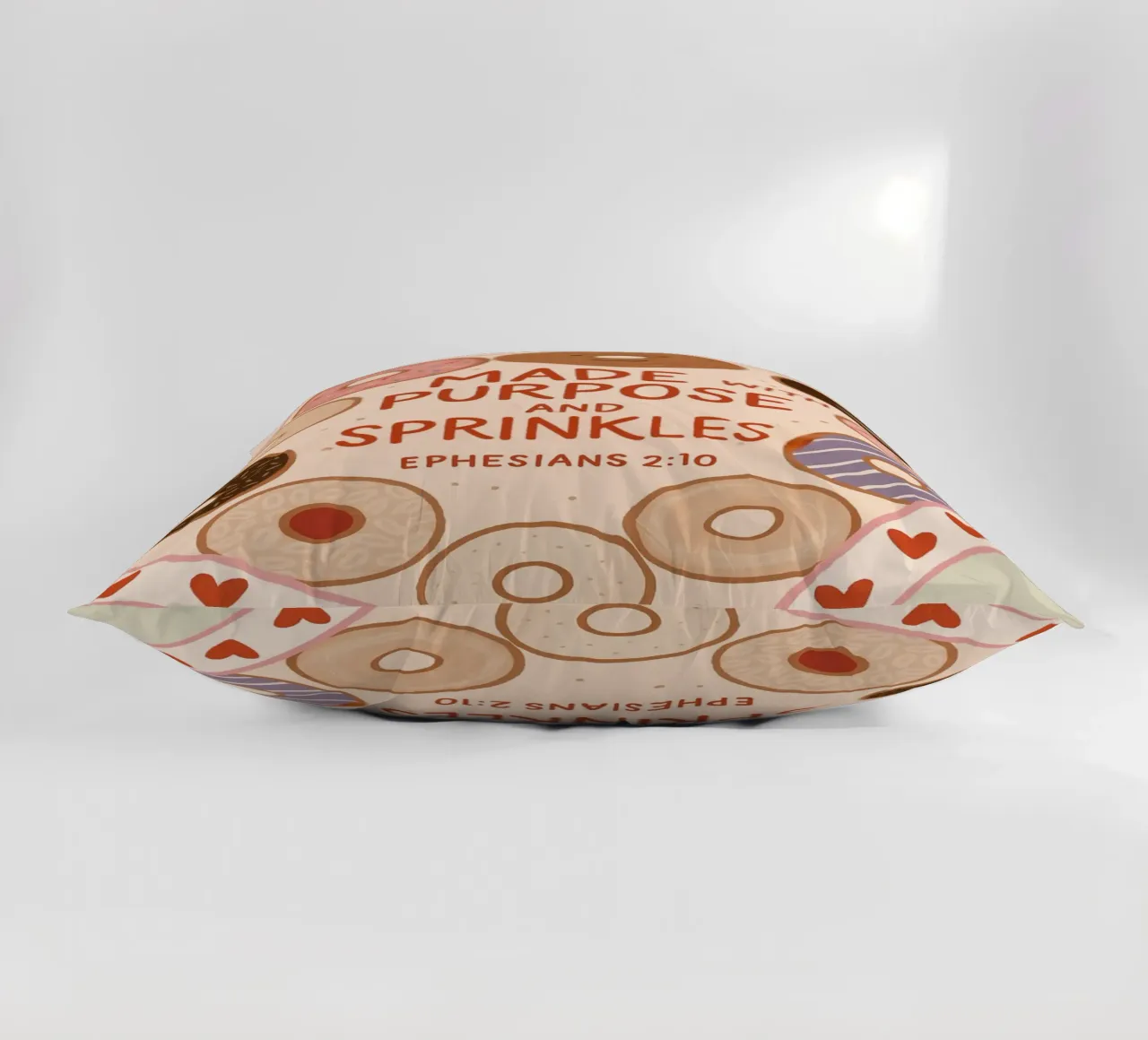 Poster con versetti biblici Made with Purpose e Sprinkles cuscino da vintagepod