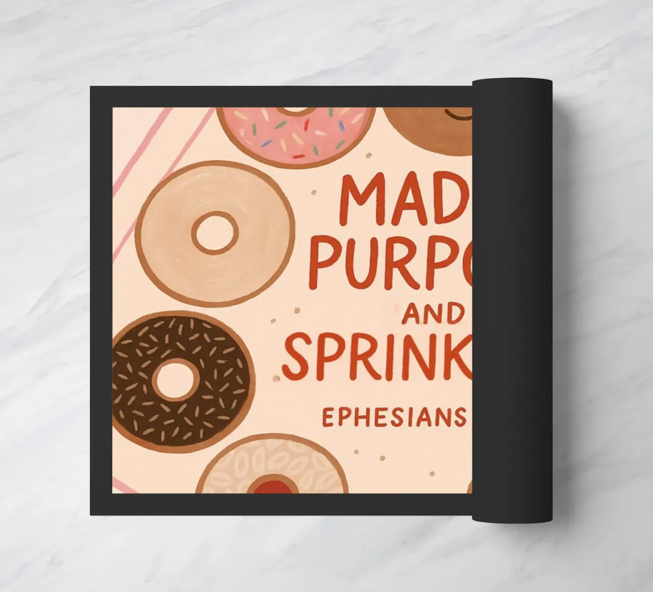 Poster con versetti biblici Made with Purpose e Sprinkles zerbino da vintagepod