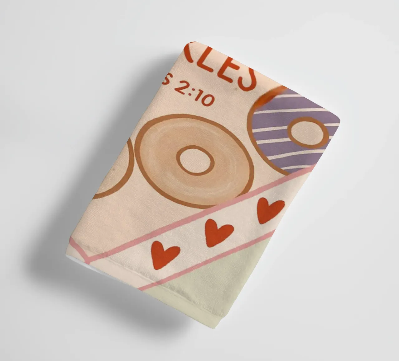 Poster con versetti biblici Made with Purpose e Sprinkles asciugamano da bagno da vintagepod