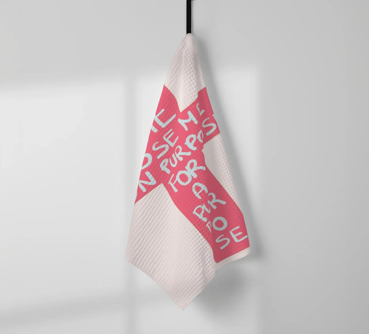 Il m'a choisi à dessein pour un but précis Cross Poster torchon de vintagepod