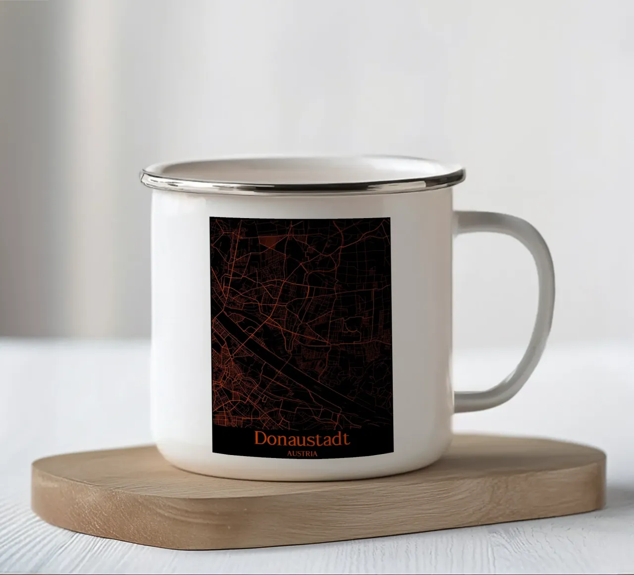 Donaustadt tazza in smalto da MiMap