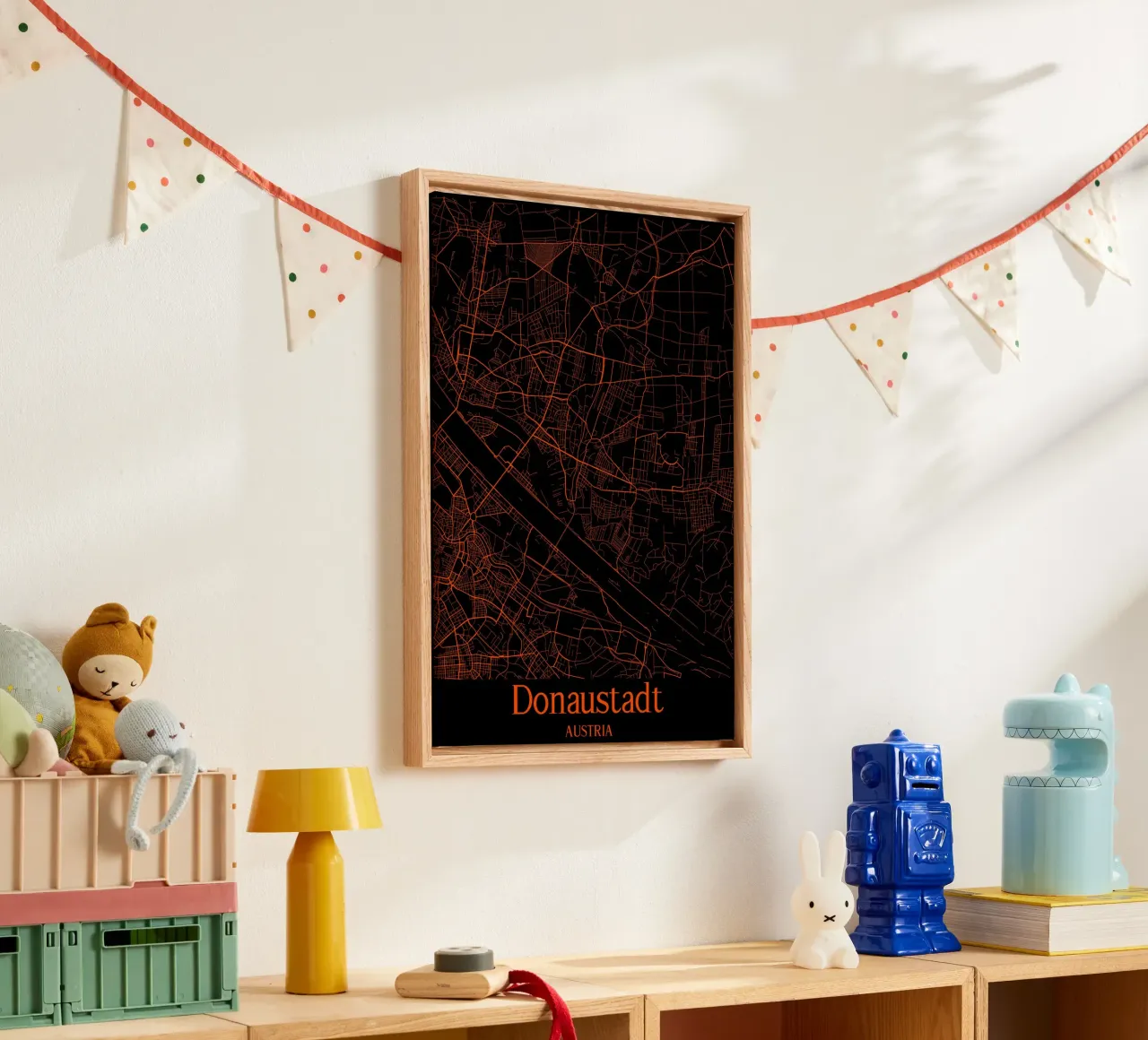 Donaustadt tela con Cornice a cassetta da MiMap