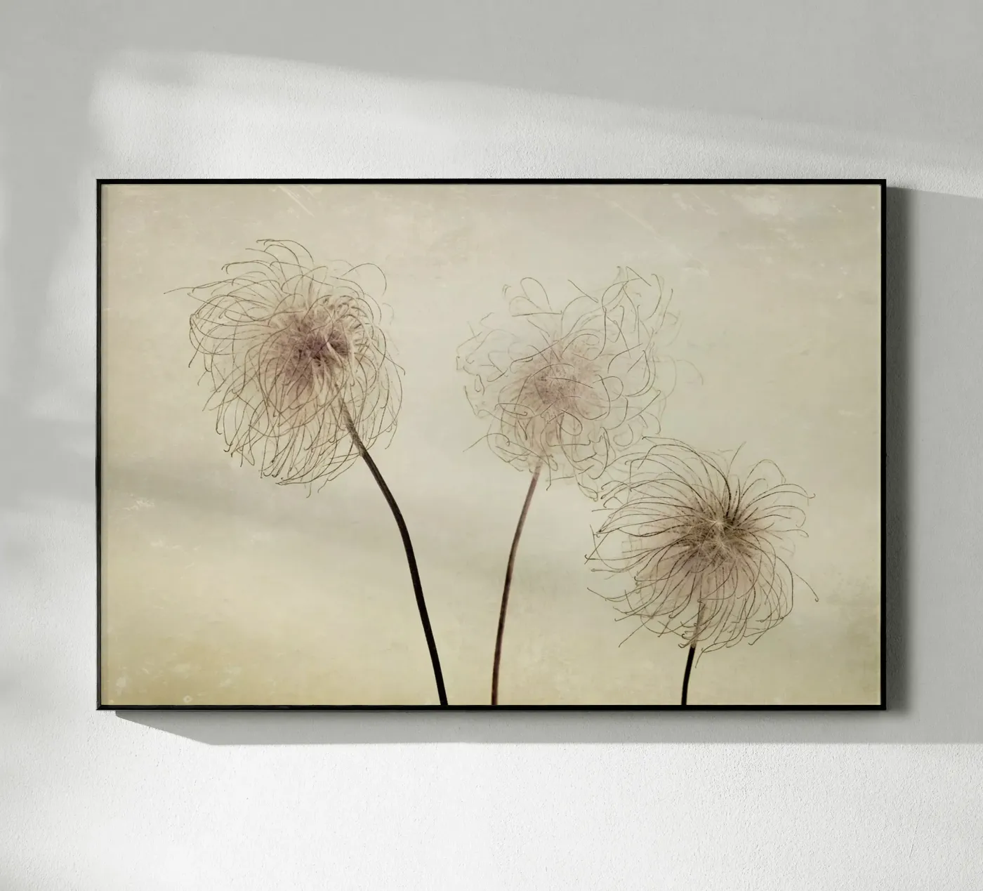 three plexiglas de Visuelle Poesie am Wegesrand