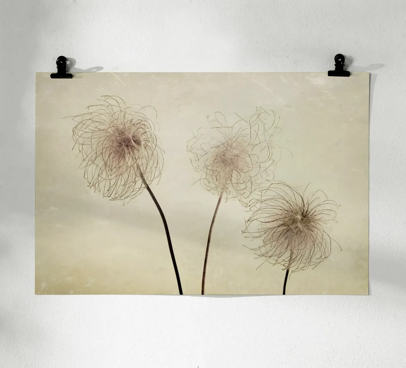 three poster de Visuelle Poesie am Wegesrand