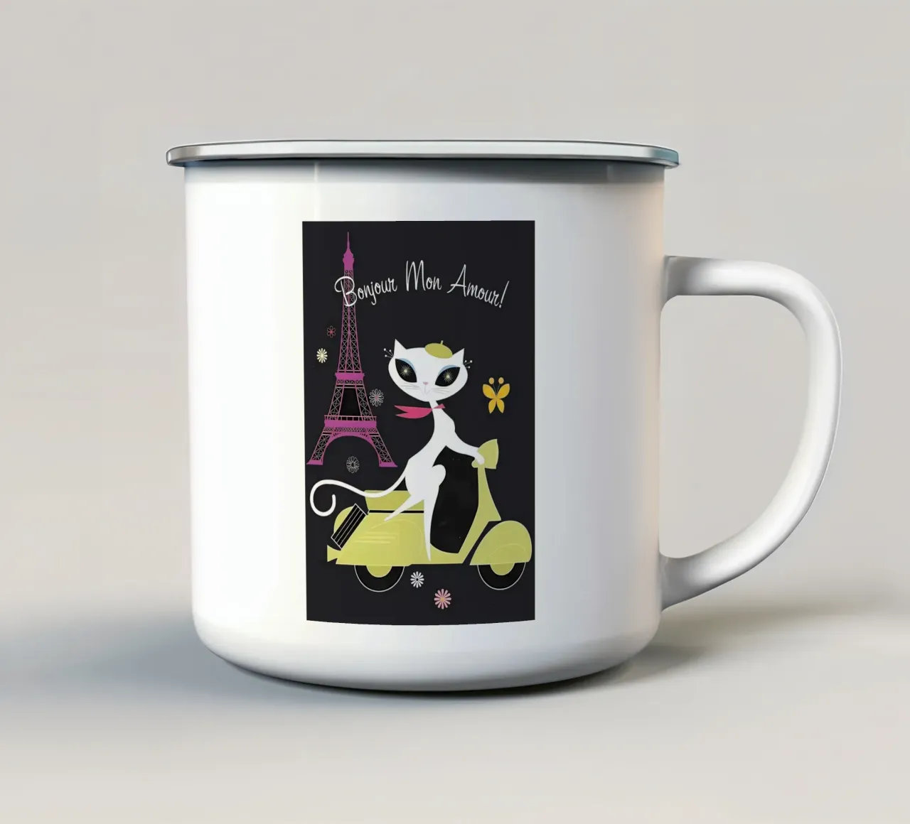 Ciao amore mio tazza in smalto da Arjun