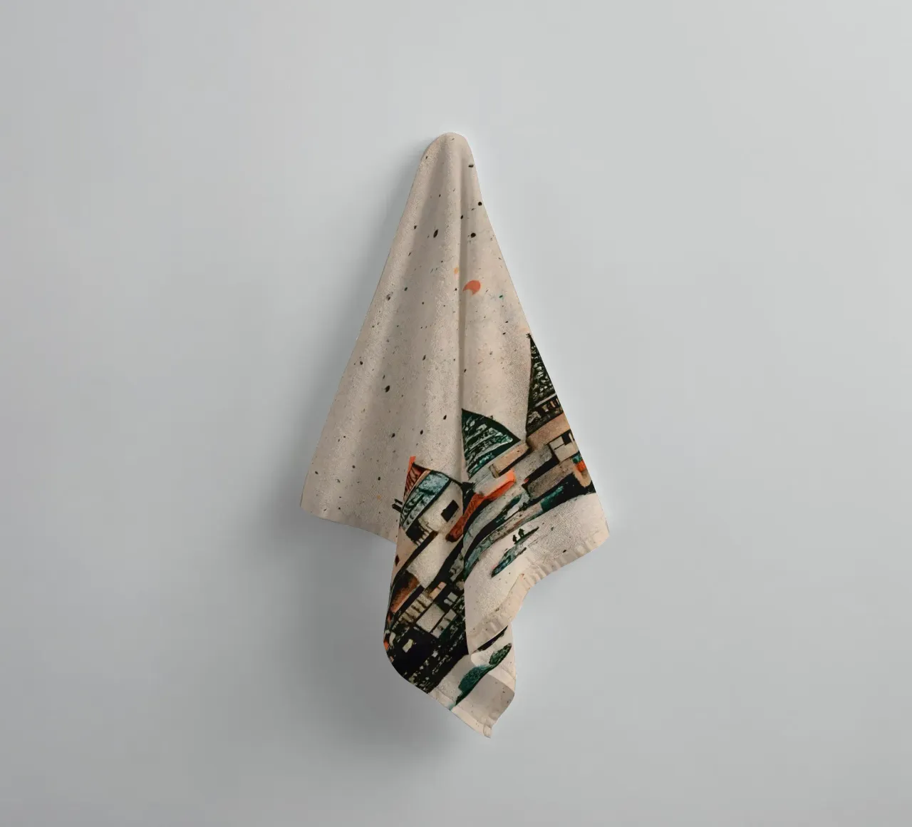 Fairy Village badhanddoek van treechild