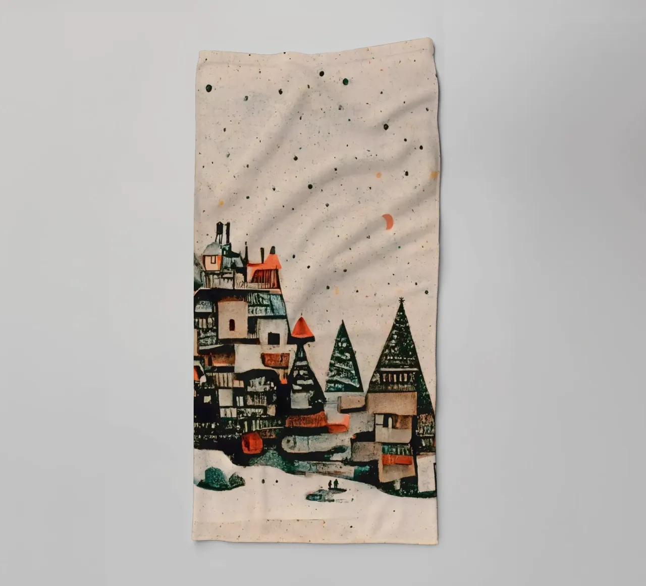Fairy Village badhanddoek van treechild