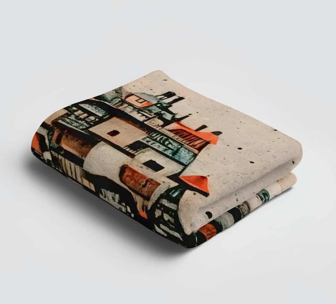 Fairy Village badhanddoek van treechild