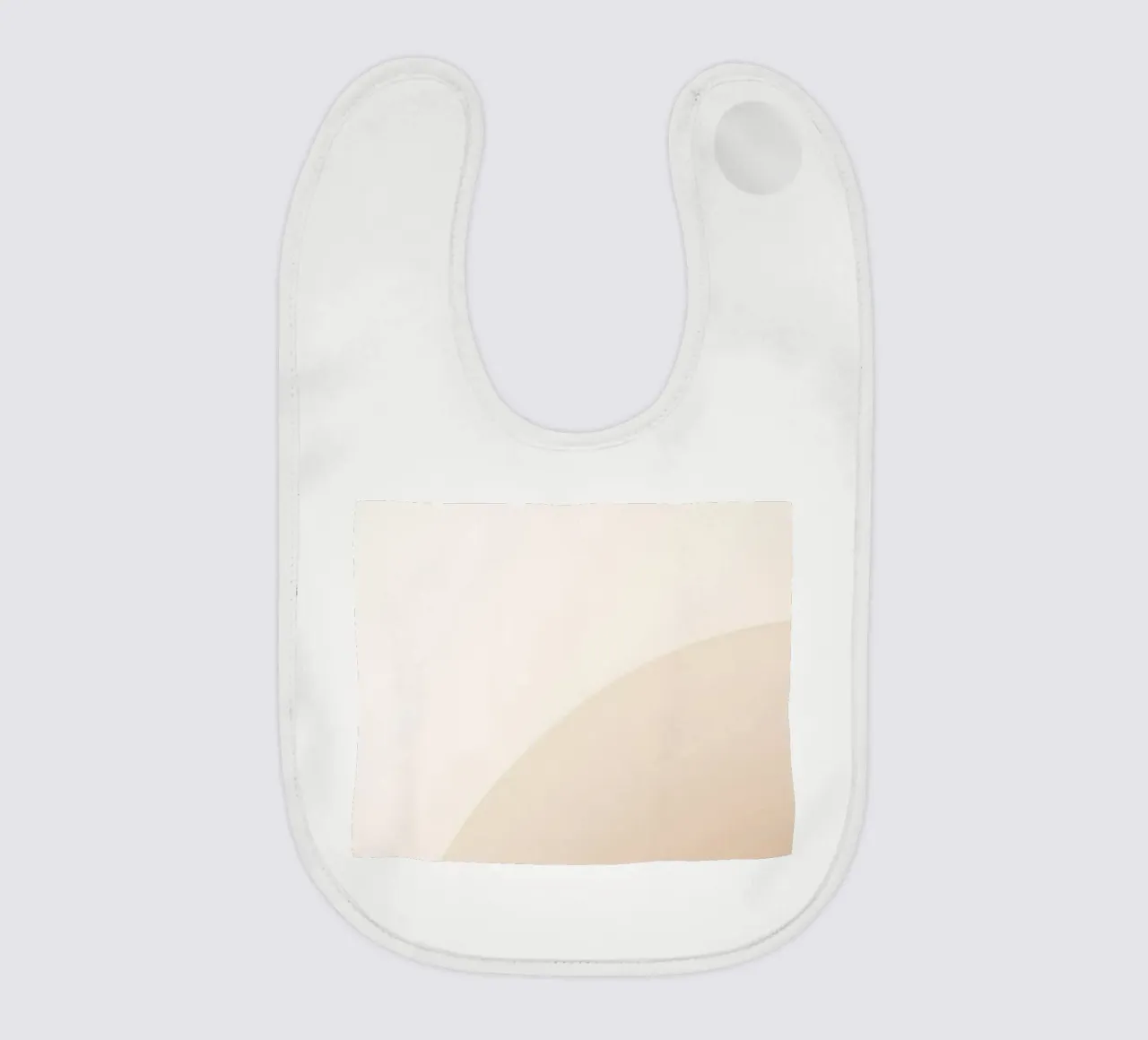 Gradiente Tan con linea curva bavaglino da DesignDoodle