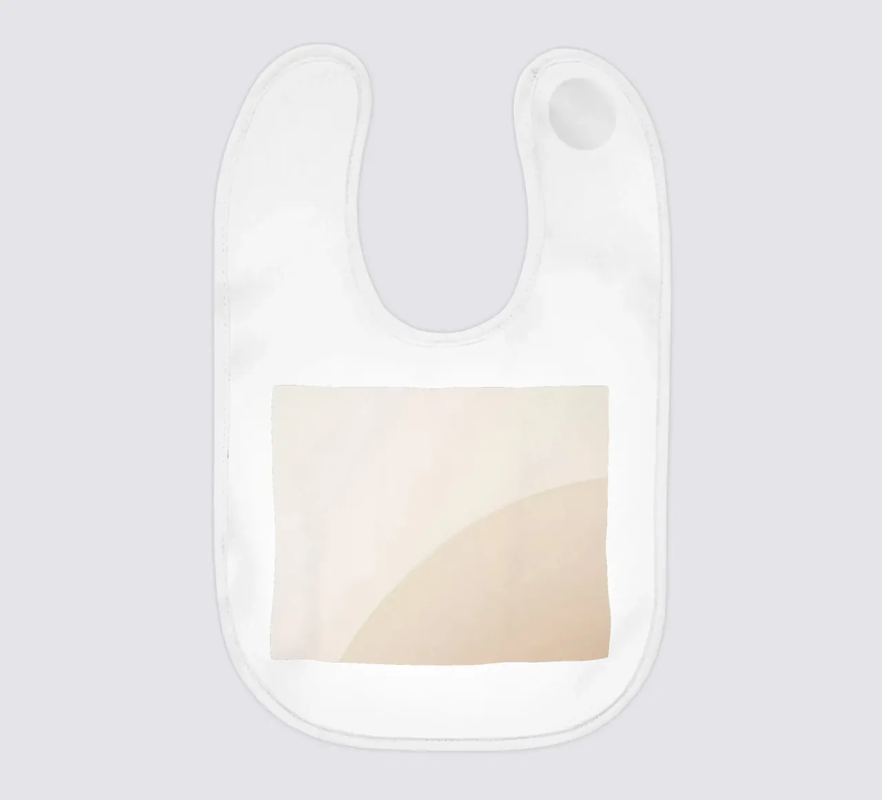 Gradiente Tan con linea curva bavaglino da DesignDoodle