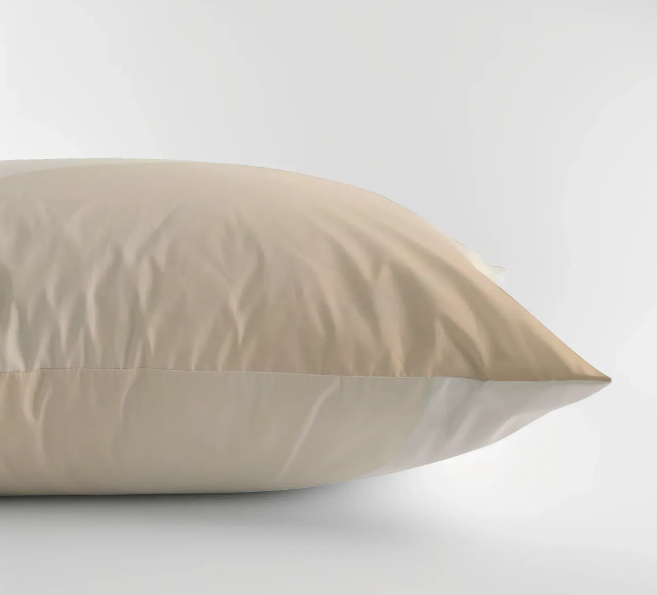 Gradiente Tan con linea curva cuscino da DesignDoodle