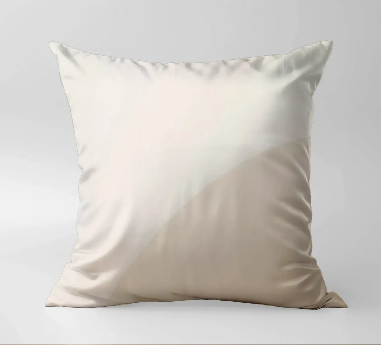 Gradiente Tan con linea curva cuscino da DesignDoodle