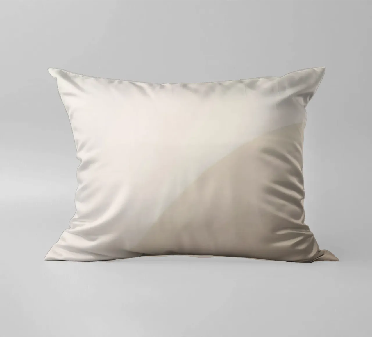 Gradiente Tan con linea curva cuscino da DesignDoodle