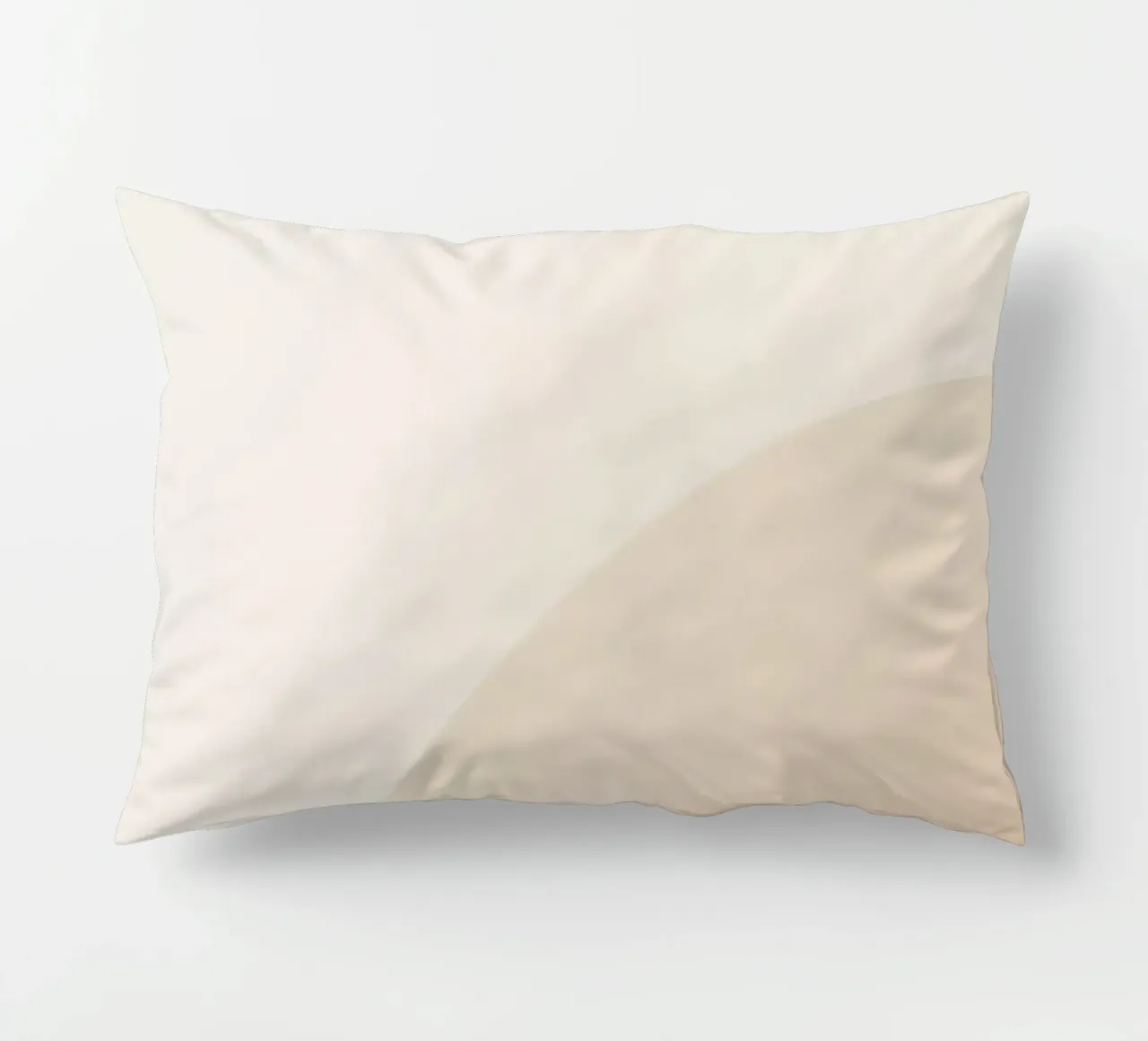 Gradiente Tan con linea curva cuscino da DesignDoodle