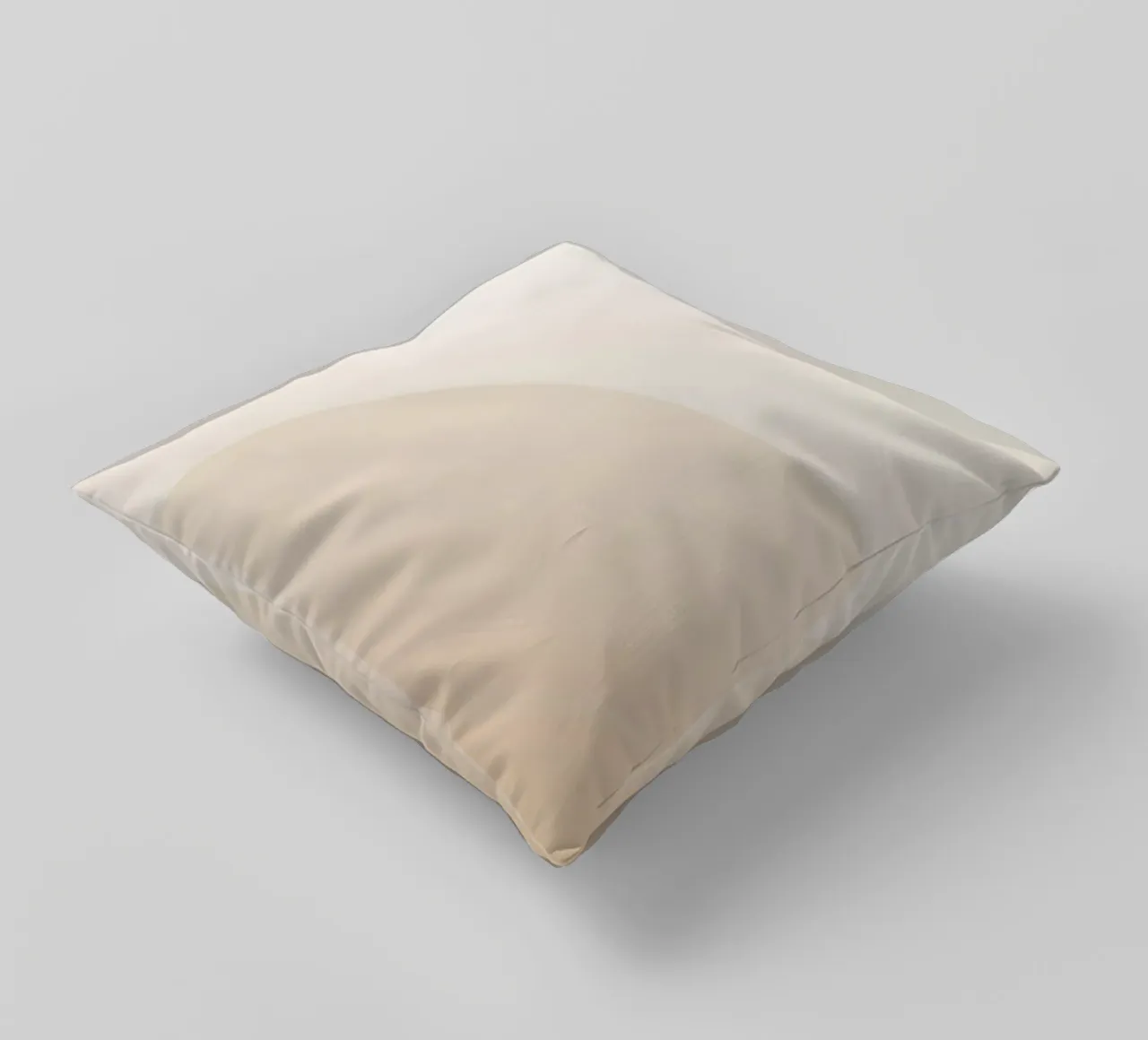 Gradiente Tan con linea curva cuscino da DesignDoodle