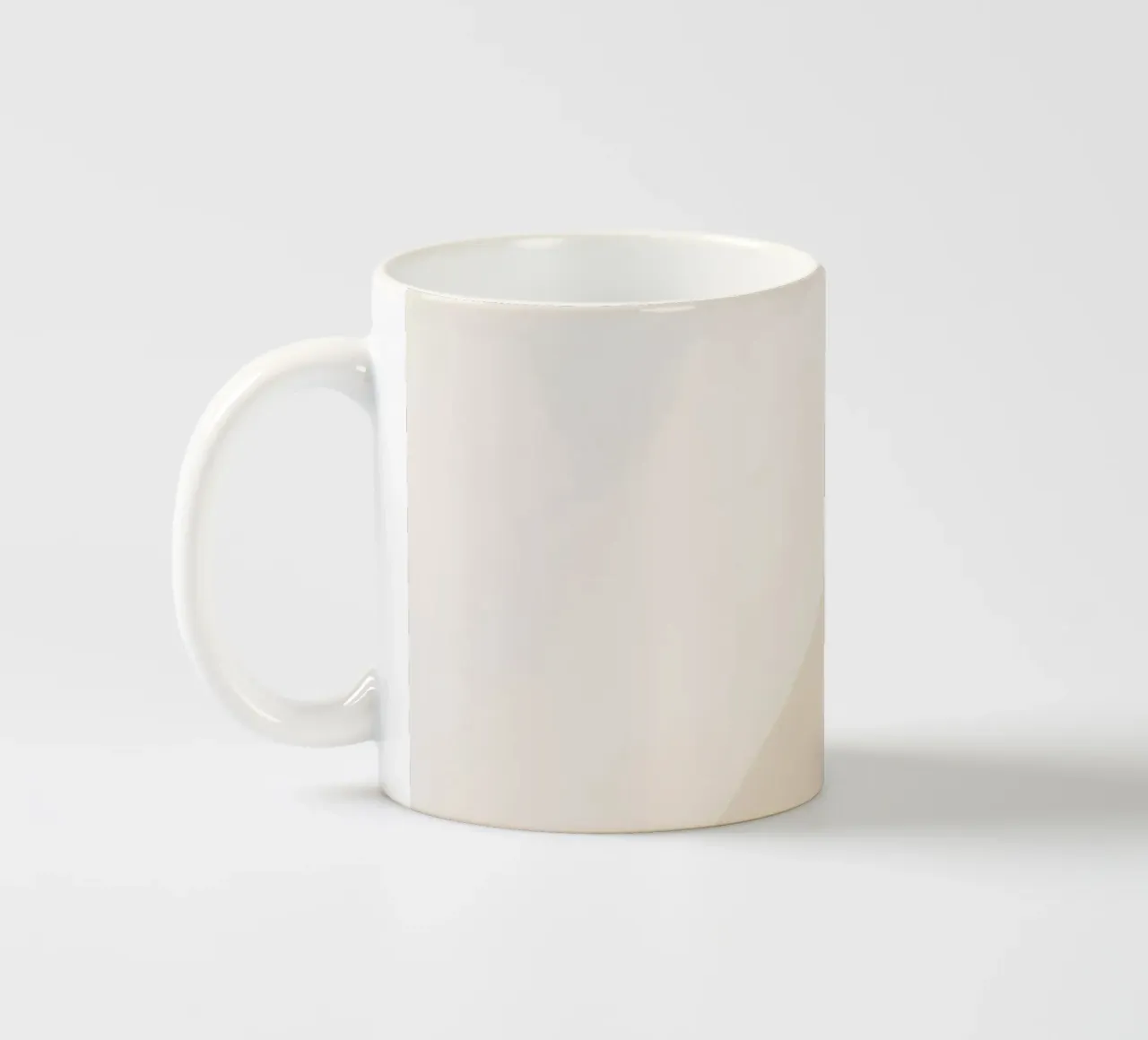 Gradiente Tan con linea curva tazza in ceramica da DesignDoodle