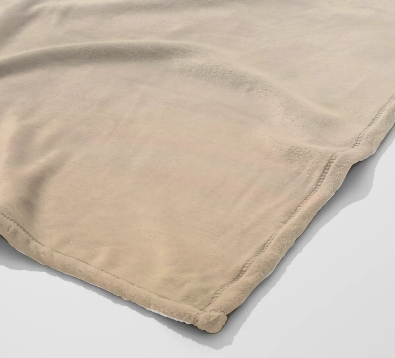 Gradiente Tan con linea curva coperta in pile da DesignDoodle