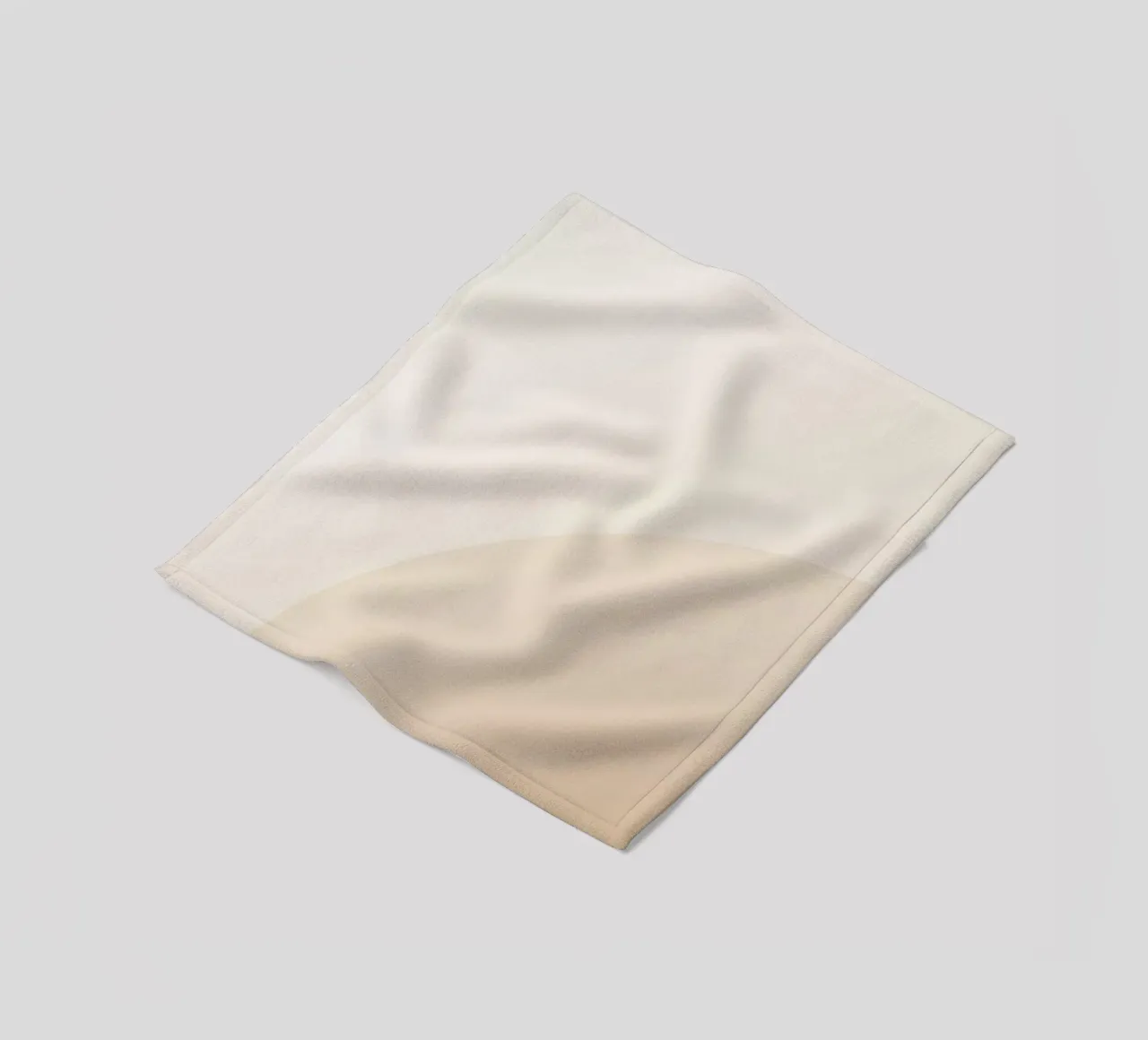 Gradiente Tan con linea curva coperta in pile da DesignDoodle