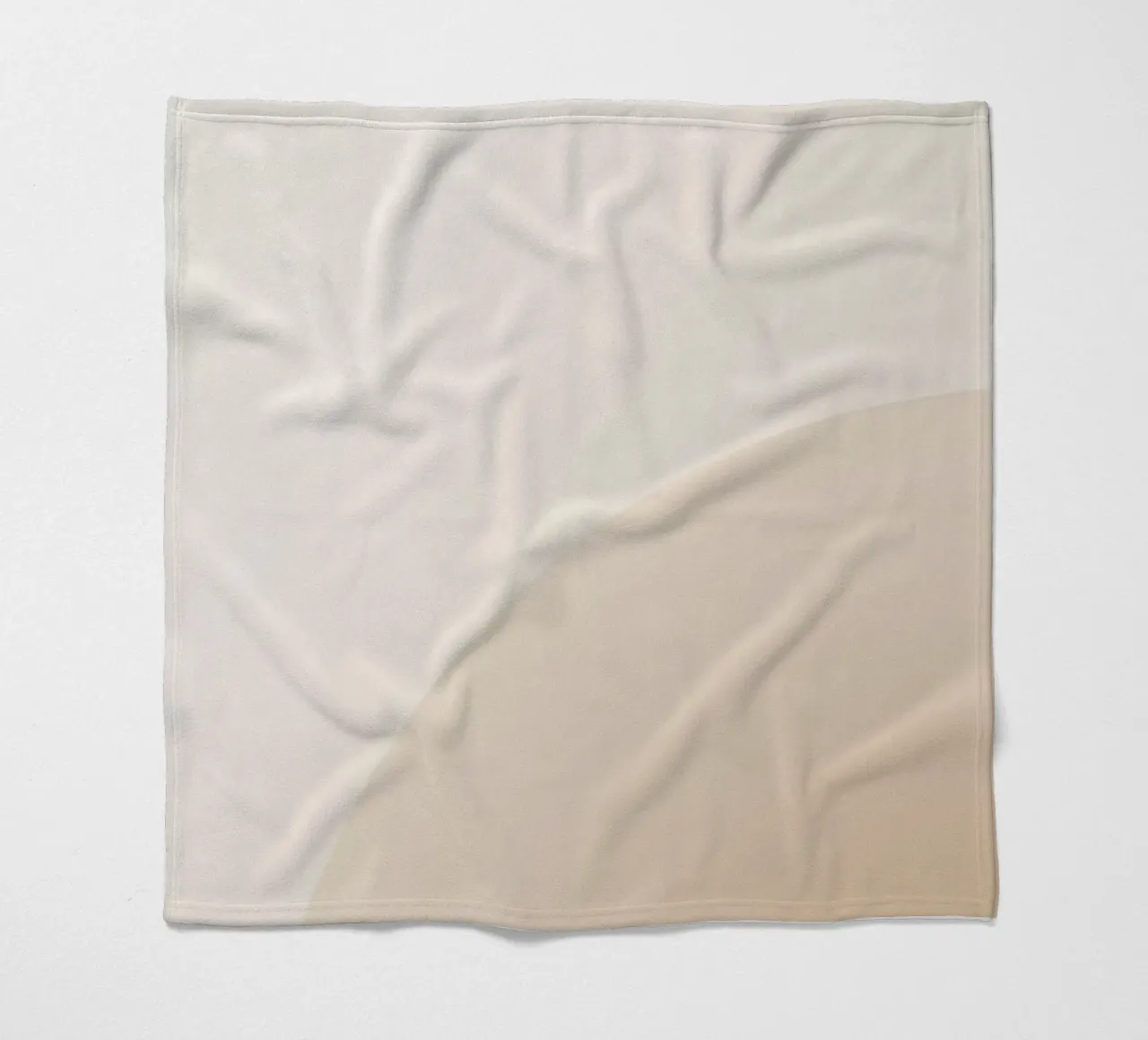 Gradiente Tan con linea curva coperta in pile da DesignDoodle