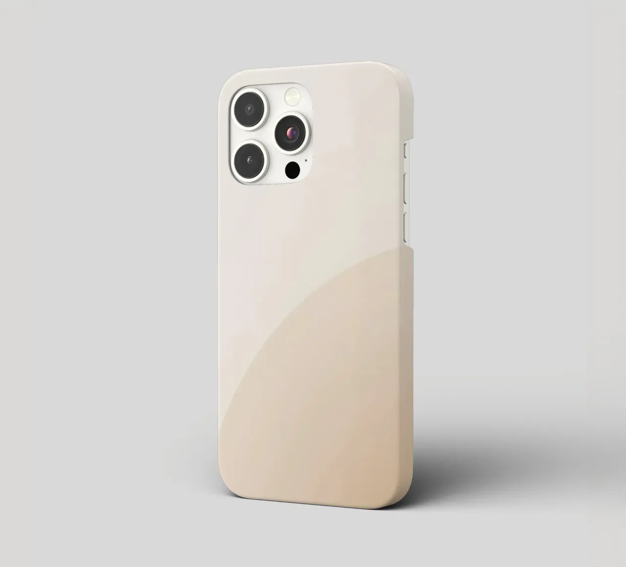 Gradiente Tan con linea curva cover iphone da DesignDoodle
