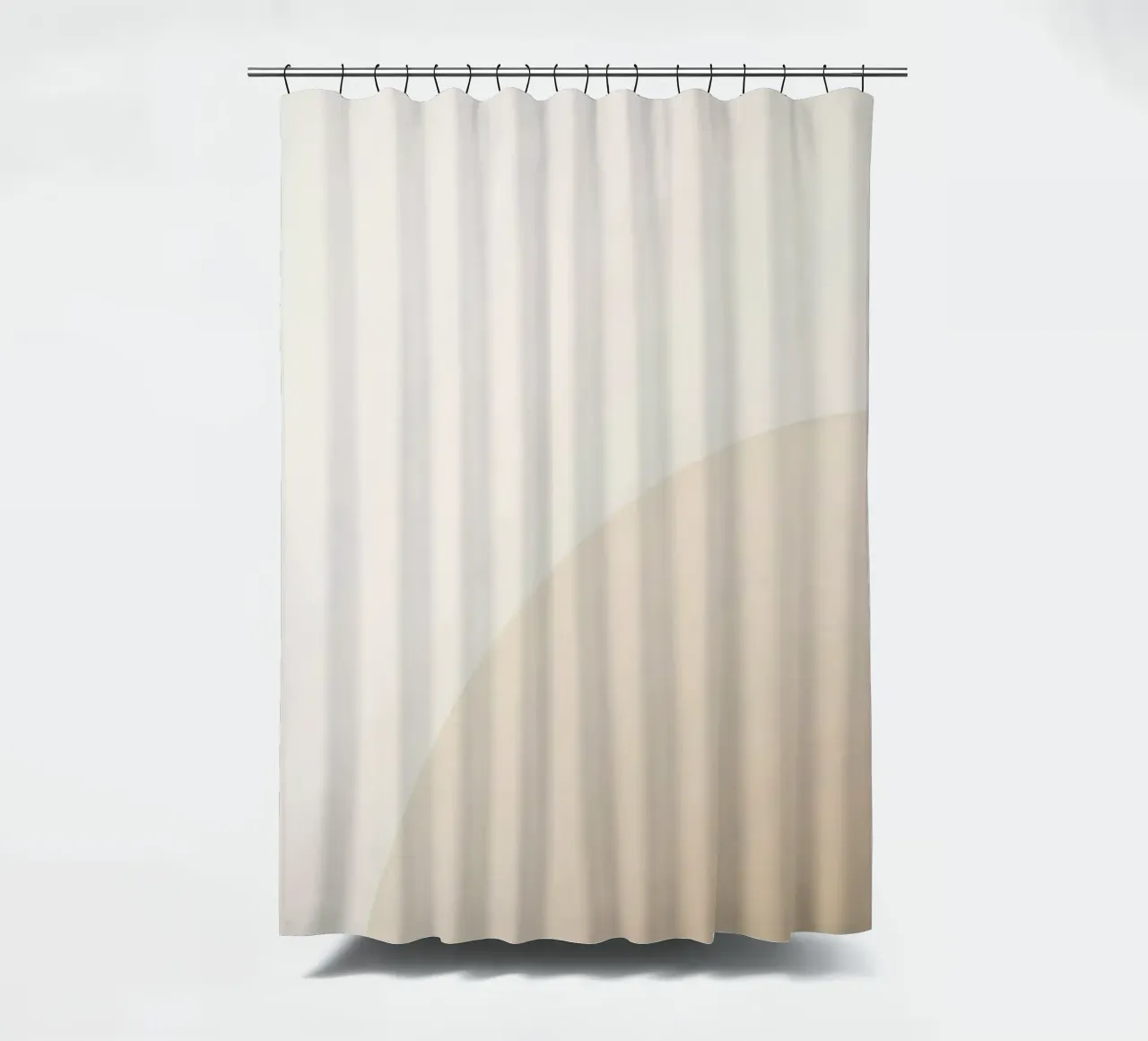 Gradiente Tan con linea curva tenda da doccia da DesignDoodle